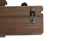 DKD Home Decor Perchero de Pared de Casas en Paulownia y Metal