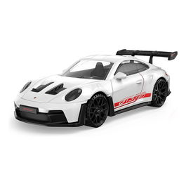 Jamara 402239 Porsche 911 GT3 RS Coche de Colección a Escala 1:43, Blanco, Metal y Plástico, para 3+ Años