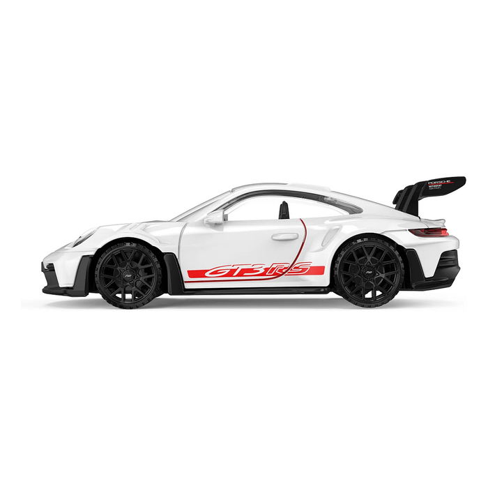 Jamara 402239 Porsche 911 GT3 RS Coche de Colección a Escala 1:43, Blanco, Metal y Plástico, para 3+ Años