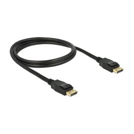 DeLOCK Kabel DisplayPort 1.2 Stecker > DisplayPort Stecker 1 m schwarz 4K