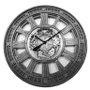 DKD Home Decor Reloj de Pared de Hierro Plateado 117x7,5x117 cm