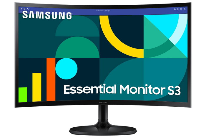 Samsung S24D364GAU Monitor Curvo 24 pulg Full HD 100 Hz Negro