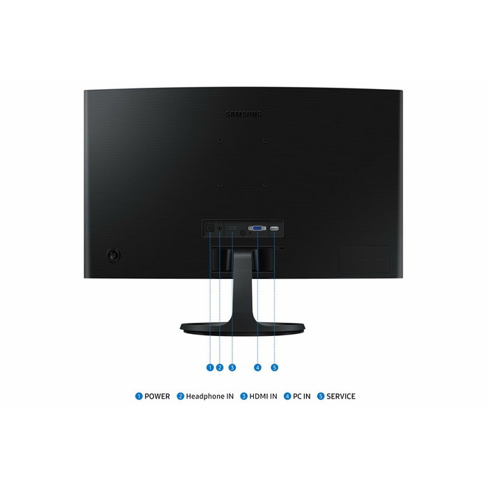 Samsung S24D364GAU Monitor Curvo 24 pulgadas Full HD 100Hz Negro Samsung S24D364GAU Monitor Curvo 24 pulgadas Full HD 100Hz Negro