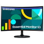 Samsung S24D364GAU - Monitor Curvo 24" Full HD (1920x1080) VA 100Hz 4ms - Panel VA, Flicker Free, Negro