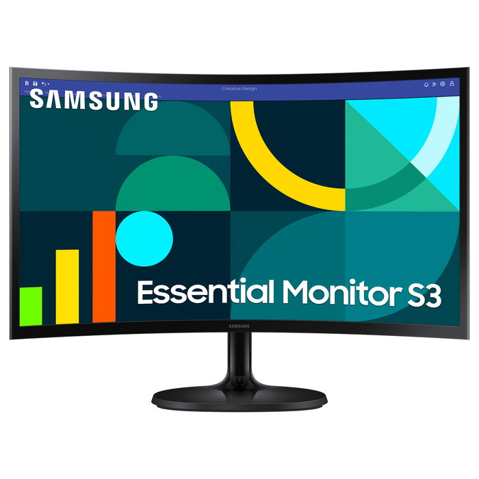 Samsung S24D364GAU Monitor Curvo 24 pulg. Full HD VA 100Hz Negro Samsung S24D364GAU Monitor Curvo 24 pulg. Full HD VA 100Hz Negro