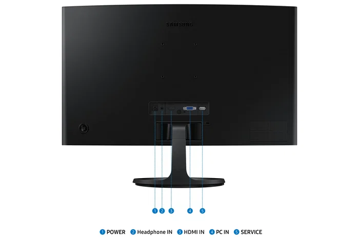 Samsung S24D364GAU Monitor Curvo 24 pulg. Full HD VA 100Hz Negro Samsung S24D364GAU Monitor Curvo 24 pulg. Full HD VA 100Hz Negro