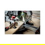 Metabo KGS 18 LTX BL 254 Sierra ingleteadora de 25.4 cm con 2 baterías de 8 Ah 18V LiHD, 4000 RPM, corte a 50 grados