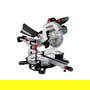Metabo KGS 18 LTX BL 254 Sierra ingleteadora de 25.4 cm con 2 baterías de 8 Ah 18V LiHD, 4000 RPM, corte a 50 grados