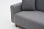 Atelier Del Sofa Sofá Cama Rinconero Gris 246x160x85 cm / Cama 210x135 cm