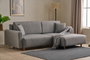 Atelier Del Sofa Sofá Cama Rinconero Gris 246x160x85 cm / Cama 210x135 cm
