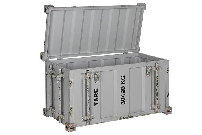 DKD Home Decor Arcón Vintage Gris 41.5 x 45.5 x 89 cm DKD Home Decor Arcón Vintage Gris 41.5 x 45.5 x 89 cm