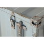DKD Home Decor Contenedor Arcon Metal Gris