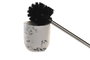 DKD Home Decor Escobillero de Cemento Mate Blanco 10x10x36 cm