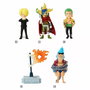 Banpresto Figura One Piece World Collectable Figure Enies Lobby 2 Sanji Sogeking Roronoa Zoro Franky 7cm PVC Coleccionable