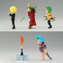 Banpresto Figura One Piece World Collectable Figure Enies Lobby 2 Sanji Sogeking Roronoa Zoro Franky 7cm PVC Coleccionable