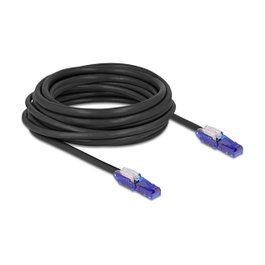 DeLOCK Cable de red RJ45 Cat.6 UTP con conectores angulares de 180°, 7,5 m