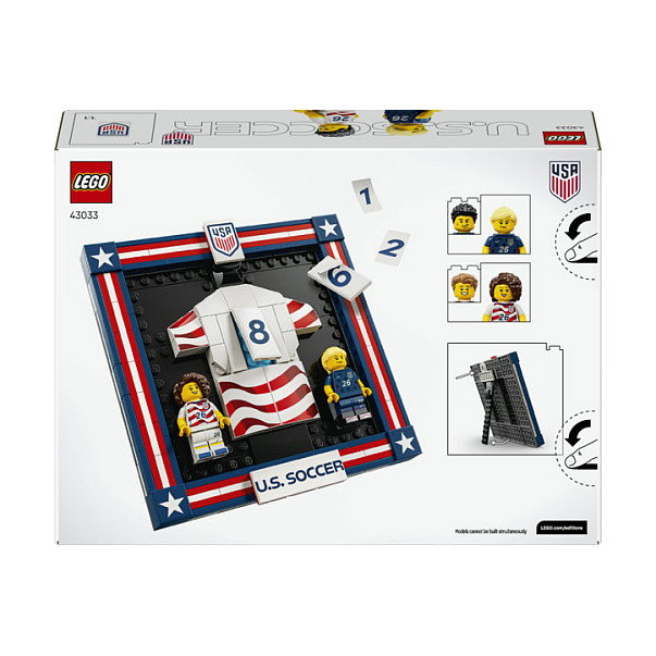 LEGO 43033 FIFA World Cup 2026 - Selección EE. UU. Minifiguras - Juguete de Construcción para 10 años o más