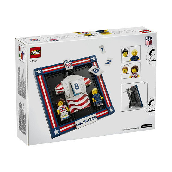 LEGO 43033 FIFA World Cup 2026 - Selección EE. UU. Minifiguras - Juguete de Construcción para 10 años o más