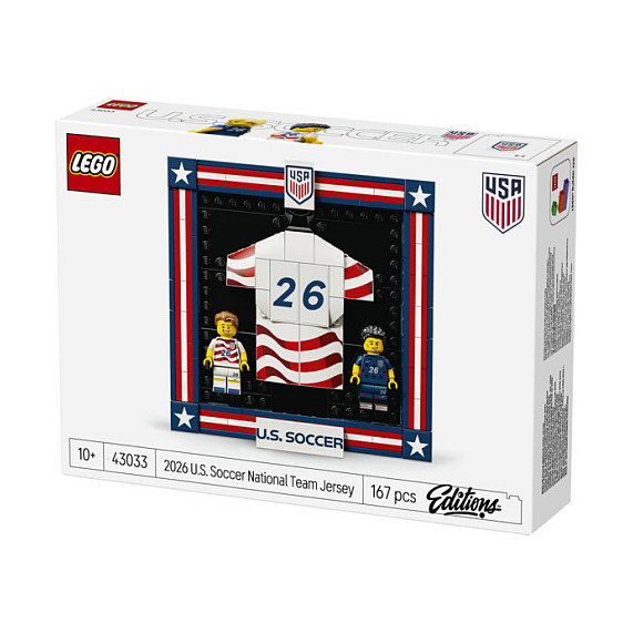 LEGO 43033 FIFA World Cup 2026 - Selección EE. UU. Minifiguras - Juguete de Construcción para 10 años o más