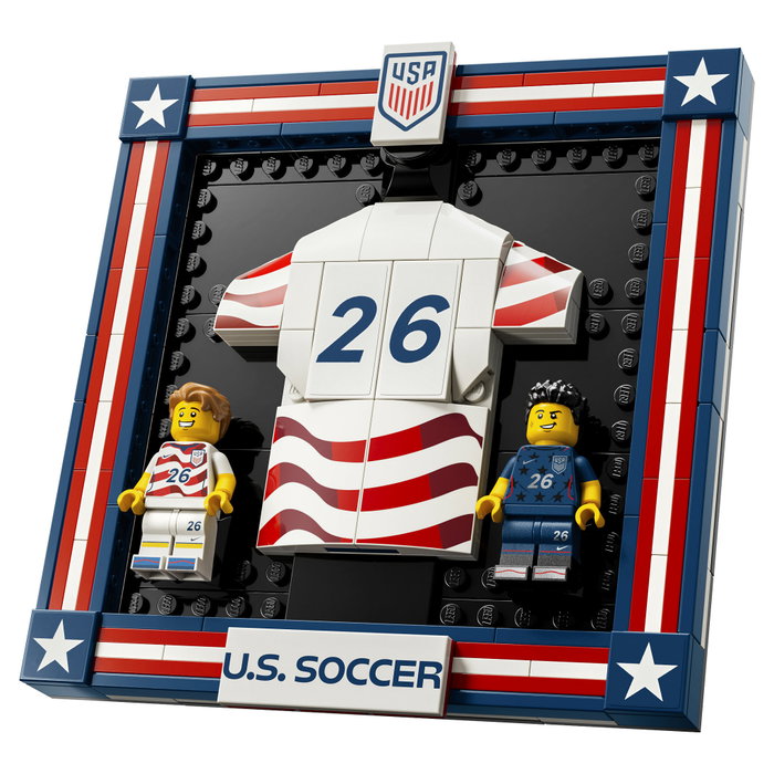 LEGO Editions Camiseta de la Selección Nacional de Fútbol de EE. UU. 2026, 43033 LEGO Editions Camiseta de la Selección Nacional de Fútbol de EE. UU. 2026, 43033