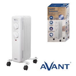 AVANT Radiador de aceite avant 5 elementos 1000w - altura 45cm