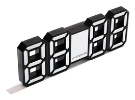 Muitomas Neon Digital Clock White - Reloj Despertador Digital LED Blanco