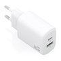 Aisens Cargador GaN 30W con USB-C PD3.0/QC4.0 y USB-A QC3.0 Blanco