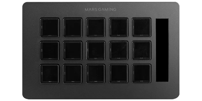 Mars Gaming MSD-ONE Stream Deck Slim con 15 teclas LCD, Negro Mars Gaming MSD-ONE Stream Deck Slim con 15 teclas LCD, Negro