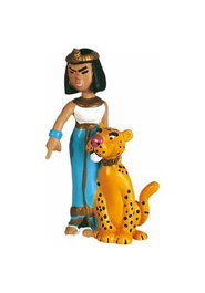 Cleopatra con Pantera Figura Pvc 9 cm Asterix El Galo