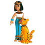Plastoy Cleopatra con Pantera Figura PVC Asterix El Galo
