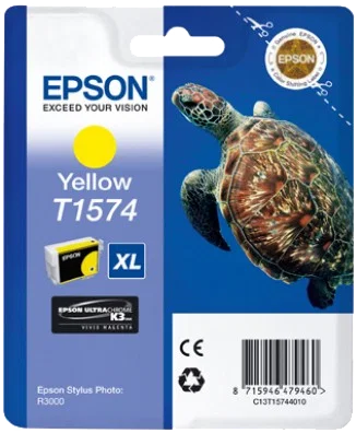 Epson T1574 Cartucho de Tinta Amarillo para Stylus Photo R3000