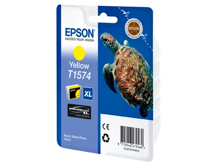 Epson T1574 Cartucho de Tinta Amarillo para Stylus Photo R3000