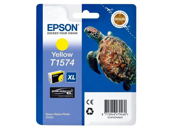 Epson T1574 Cartucho de Tinta Amarillo para Stylus Photo R3000