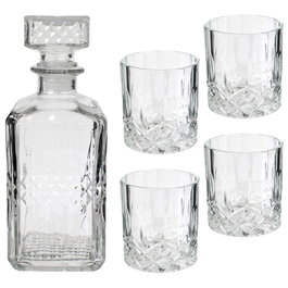 Cook Concept Set de Botella y 4 Vasos COCKTAIL