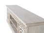 GINER Y COLOMER Mueble TV Madera Mango Blanco Envejecido 180 cm
