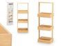Kipit Estantería Bambú Triple 70x17x7 cm Natural (Set de 6)