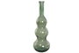 DKD Home Decor Jarrón de Cristal Reciclado Verde 26,5x26,5x76 cm