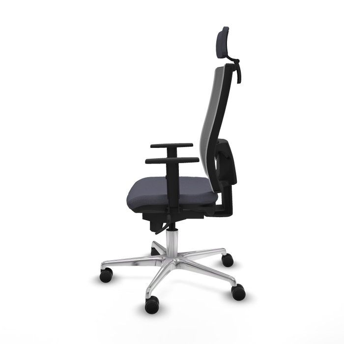 PIQUERAS Y CRESPO Silla de oficina Horna con mecanismo Sincro Gris PIQUERAS Y CRESPO Silla de oficina Horna con mecanismo Sincro Gris