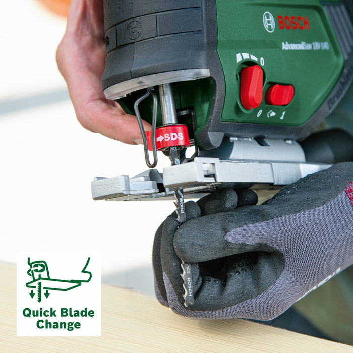 Bosch AdvancedSaw 18V-140 Sierra de Calar Inalámbrica