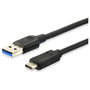 Equip Cable USB-A a USB-C 3.2 Gen 2 1m Negro