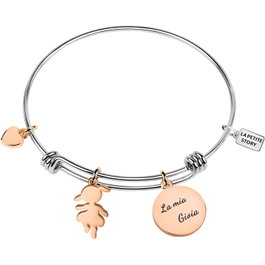 La Petite Story Pulsera de Acero Inoxidable LPS05AQJ07 Gris