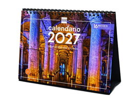 Finocam Calendario de Sobremesa 2027 Maravillas del Mundo 210x150 mm