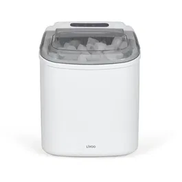 Livoo DOM484 Máquina de Hielo - Hasta 12 kg/Día - Depósito 1,2 L - Bandeja 600 g - 9 Cubitos por Ciclo - Autolimpiable