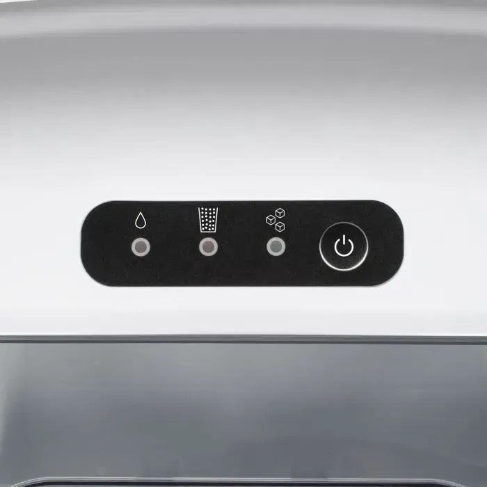 Livoo DOM484 Máquina de Hielo - Hasta 12 kg/Día - Depósito 1,2 L - Bandeja 600 g - 9 Cubitos por Ciclo - Autolimpiable