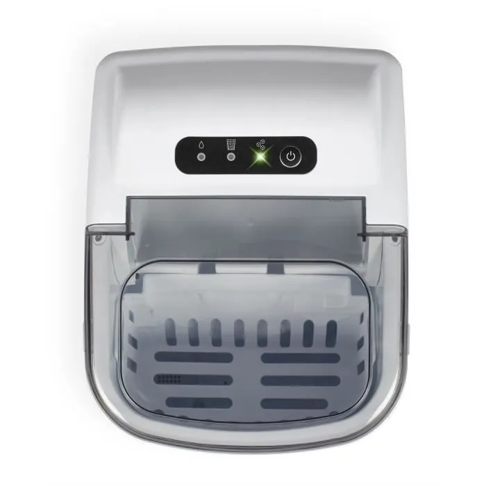 Livoo DOM484 Máquina de Hielo - Hasta 12 kg/Día - Depósito 1,2 L - Bandeja 600 g - 9 Cubitos por Ciclo - Autolimpiable