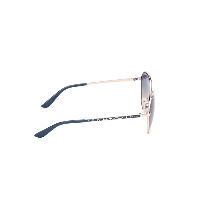 Guess Gafas Gafas de Sol Modelo GU00148 para Mujer, Diseño Circular Metálico, 135 mm