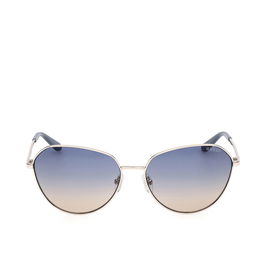 Guess Gafas Gafas de Sol Modelo GU00148 para Mujer, Diseño Circular Metálico, 135 mm