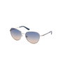 Guess Gafas Gafas de Sol Modelo GU00148 para Mujer, Diseño Circular Metálico, 135 mm