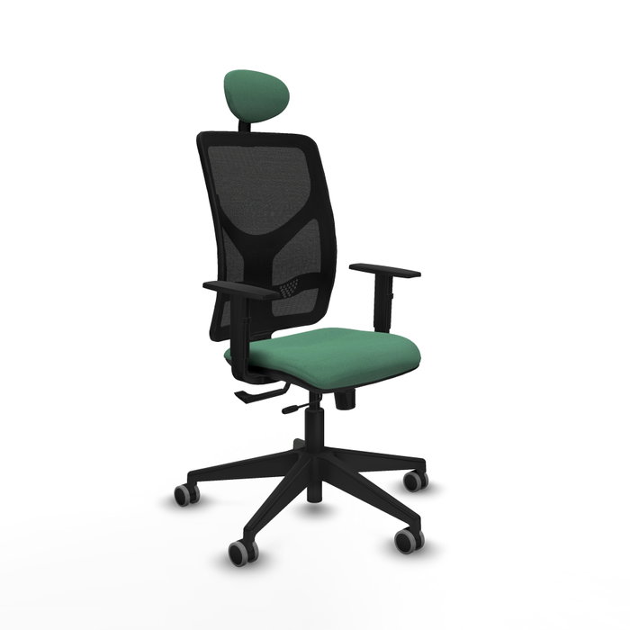 PIQUERAS Y CRESPO Silla de oficina Motilla con mecanismo Sincro/Traslack Verde esmeralda PIQUERAS Y CRESPO Silla de oficina Motilla con mecanismo Sincro/Traslack Verde esmeralda