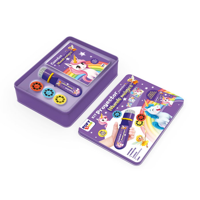 Imagiland Kit Proyector Fantasía Ptm003 con Discos y Libro Infantil Español +3 Años